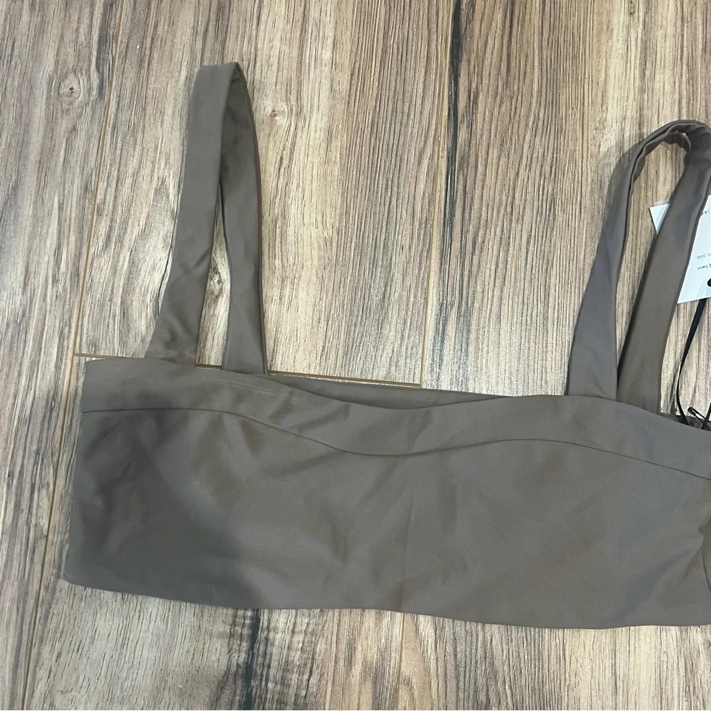 NWT Jade Swim Coast Swim Top in Nude